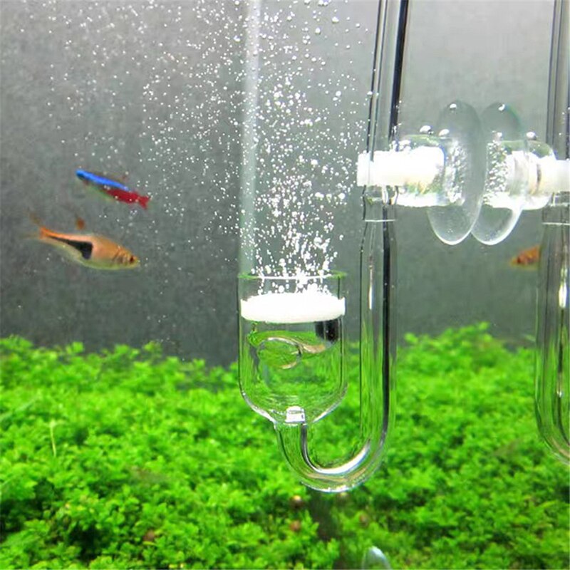 1 Pc Aquarium CO2 Diffuser Glas Tank Bubble Verstuiver Reactor Solenoid Regulator Moss CO2 Verstuiver
