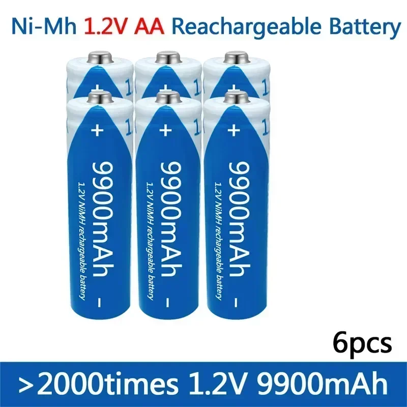 -batería recargable para pistola de temperatura,pila AA de 1,2V,2500mAh, Ni-MH,para ratón de juguete con control remoto: WHITE