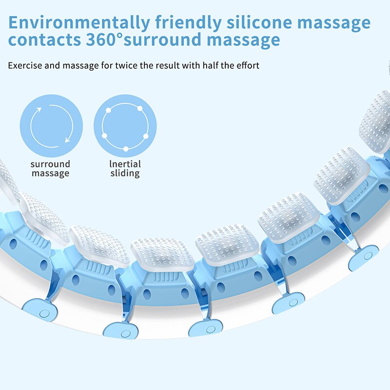 Aro destacável para massagem, equipamento de ginástica para treino em casa, perda de peso, esportivo, exercício abdominal fino
