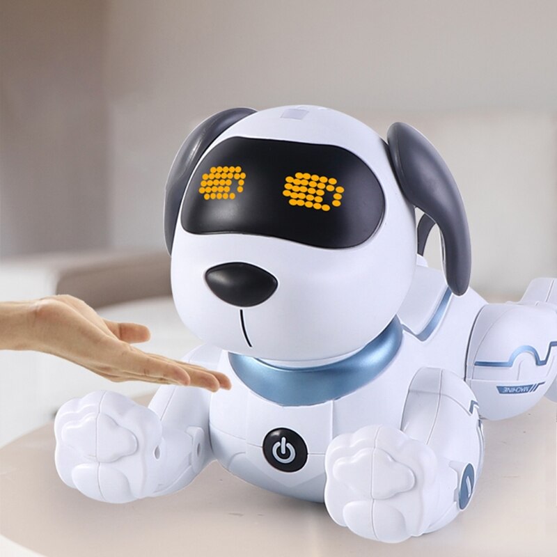 Afstandsbediening Hond Rc Robotic Stunt Puppy Dansen Programmeerbare Smart Speelgoed Gxmb