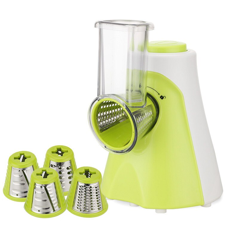 Multifunctional Electric Fruit Vegetable Slicer Cutter Carrot Potato Cutting Machine Stainless steel Blade Salad Chopper EU US