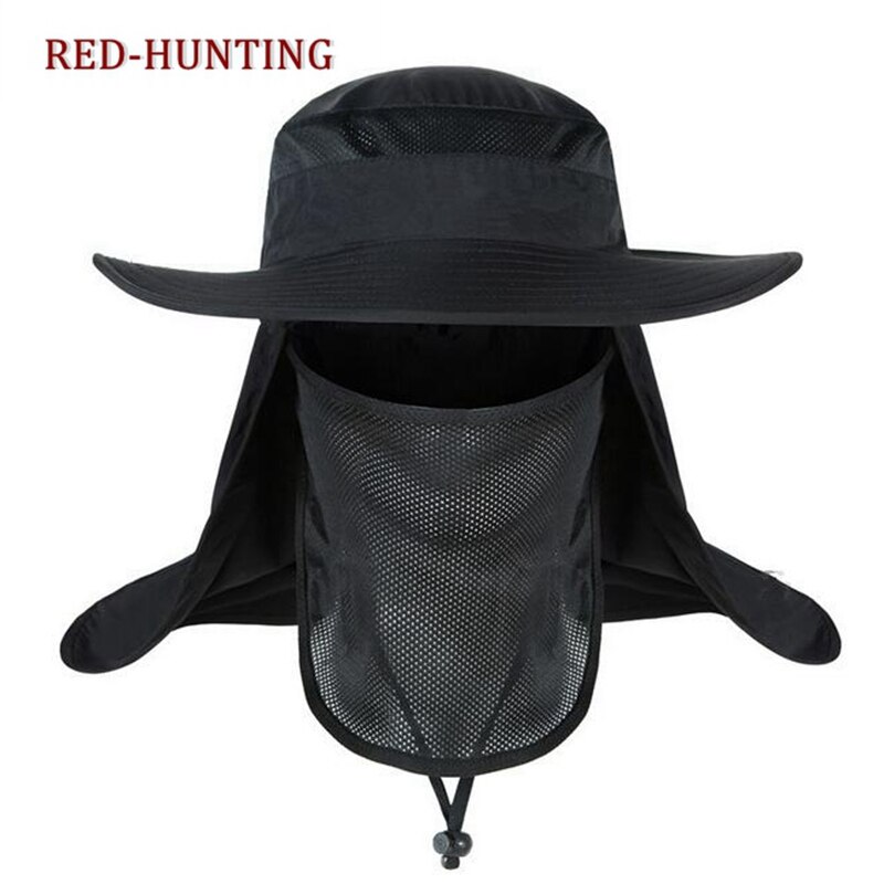Gorro de pesca con protección UV para exteriores, para el cuello con solapa protección facial, máscara para el sol, diadema, equipo de pesca, sombrero antimosquitos para la lluvia y el sol, 2022