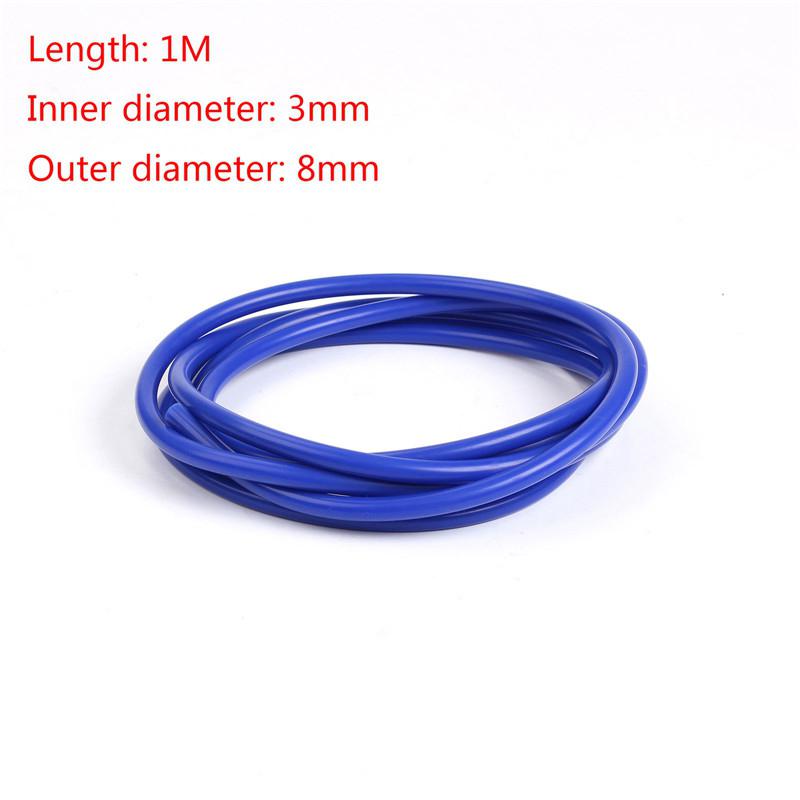 1m silikon bil luftintag slang bil silikon vakuum slang slang bildelar tillbehör 3mm/4mm/5mm/6mm/8mm/10mm/14mm