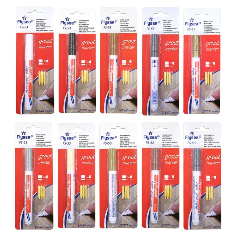 Tegel Hiaten Reparatie Kleur Pen Waterdicht Dirt-Proof Mooie Naad Vloer Opfriscursus N84A