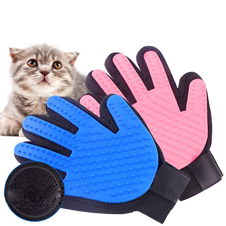 Huisdier Handschoen Kat Kammen Pet Zachte Siliconen Hond Pet Brush Grooming Handschoen Kat Schoonmaakproducten Huisdier Grooming Handschoenen