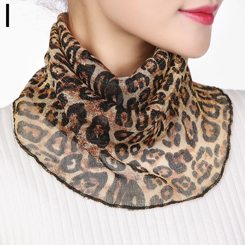 Chiffon Zomer Hals Kraag Sjaal Dames Gezicht Cover Maskers Zijde Bib Zonnebrandcrème Verscheidenheid Zon Bescherming Cirkel Sjaal Mesh Hoofdband: I