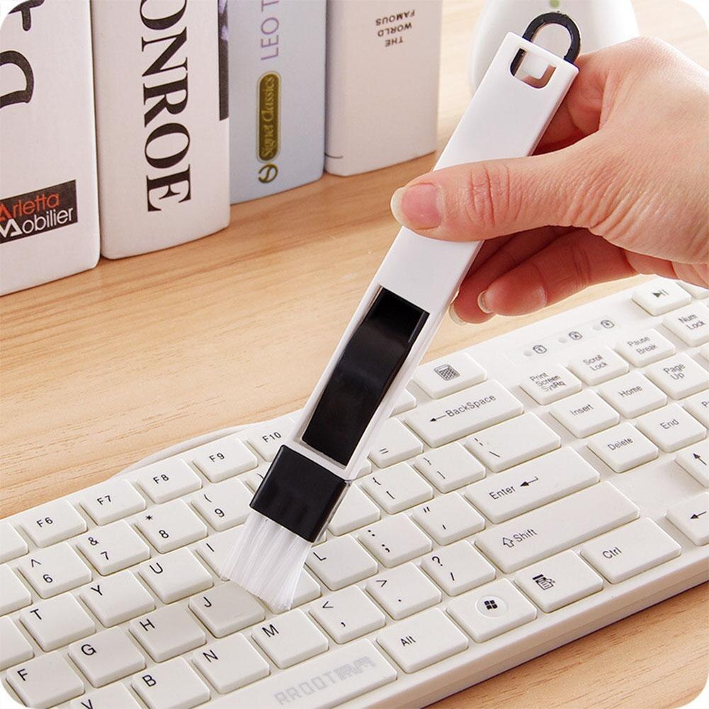 1Pc Computer Toetsenbord Borstel Cleaner Multipurpose Set 1 School Briefpapier Bureau 2 Tool Kantoor