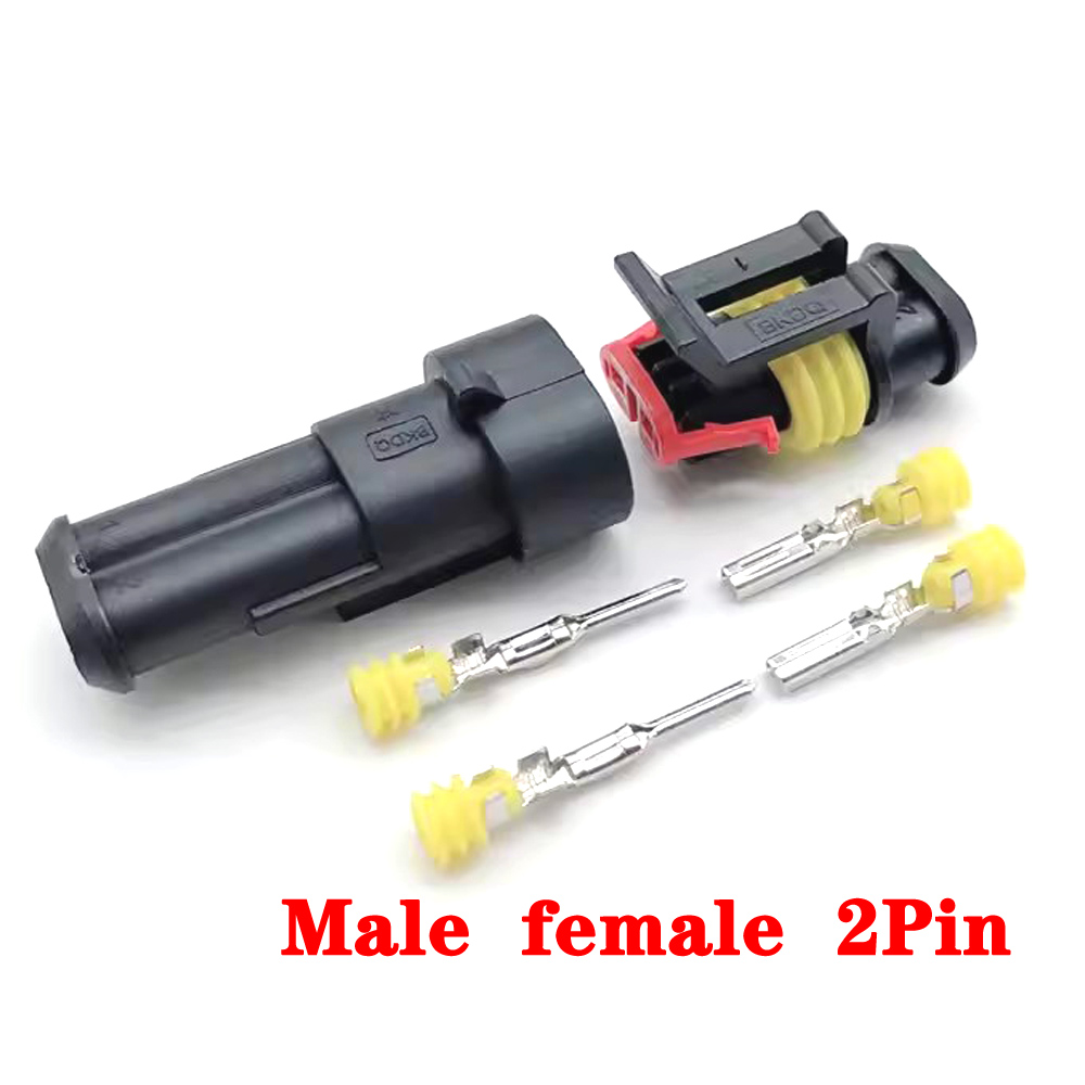 1 Satz 1-polig 2-polig 3-polig 4p 5p 6-poliger Autos tarter Stecker Buchse Docking versiegelter Stecker Kfz-Motor- Kabelbaum stecker Stecker: dunkel Grau
