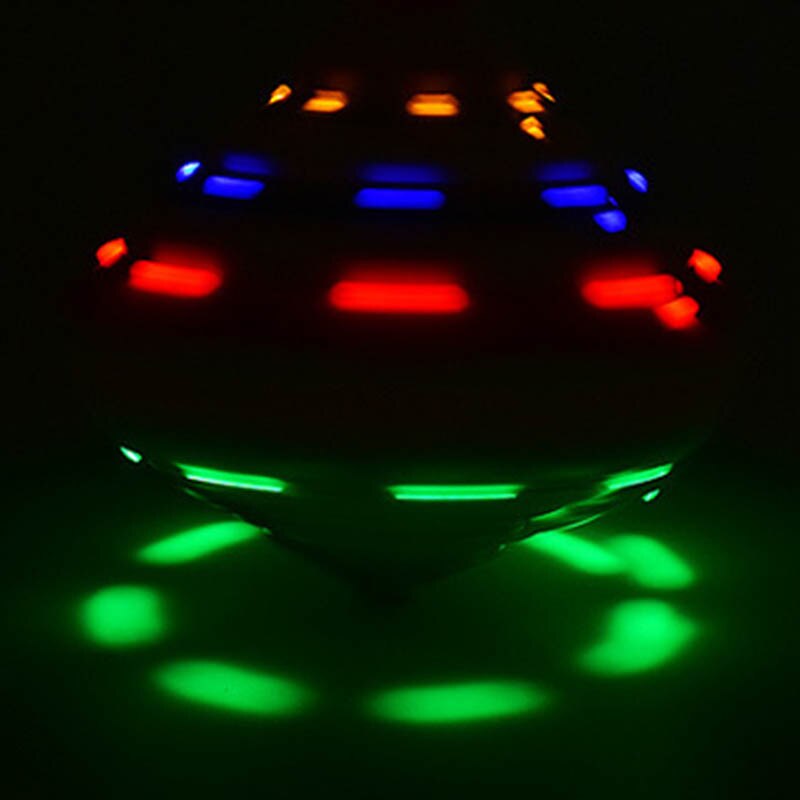 Giroscopio rotatorio clásico para niños, juguete Push-type, luz de Flash musical, giroscopio para niños YH-17