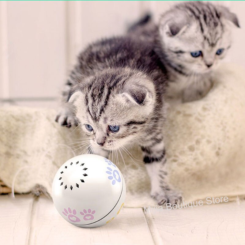 Xiaomi Petoneer Pet Smart Companion Ball Cat Toy Built-in Catnip Box Irregular Scrolling Funny Cat Interactive Smart Pet Toy
