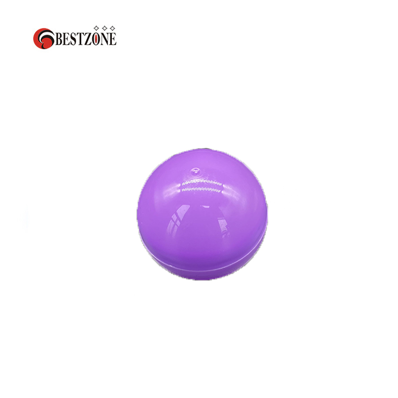 Capsules rondes en plastique PP, 100 pièces/lot, 50MM, environ 2 pouces, jouet, boule Surprise vide, peut ouvrir les enfants, pour distributeur automatique: Violet