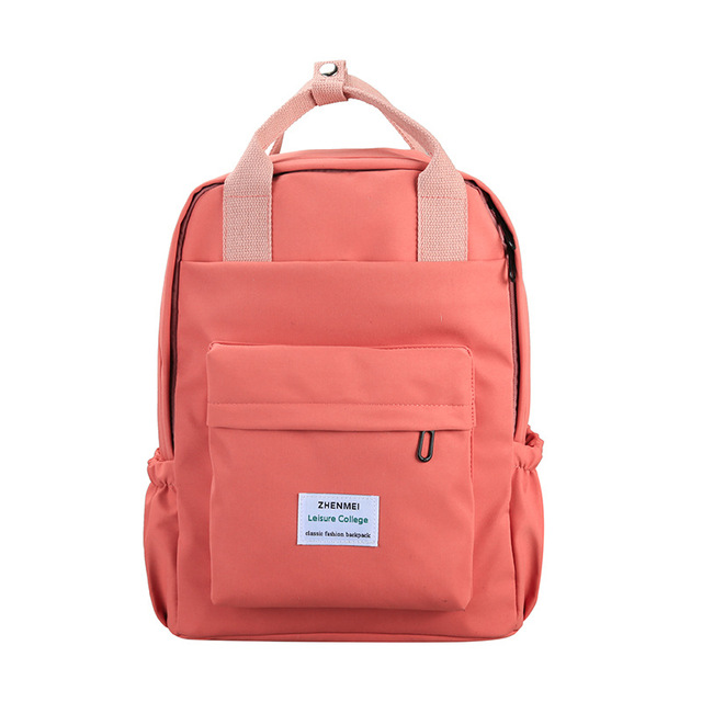 Frauen Rucksack für Teenager Mädchen Sommer Neue Weibliche Casual Schule Studenten Schulter Taschen Süße Reise Rucksäcke: pink A