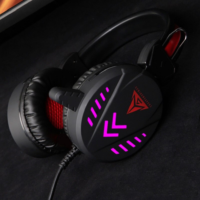 A1 Wired Desktop Computer Gaming Headset 3.5 Wired Headset Gaming Headsets with Microphone E-Sports Subwoofer