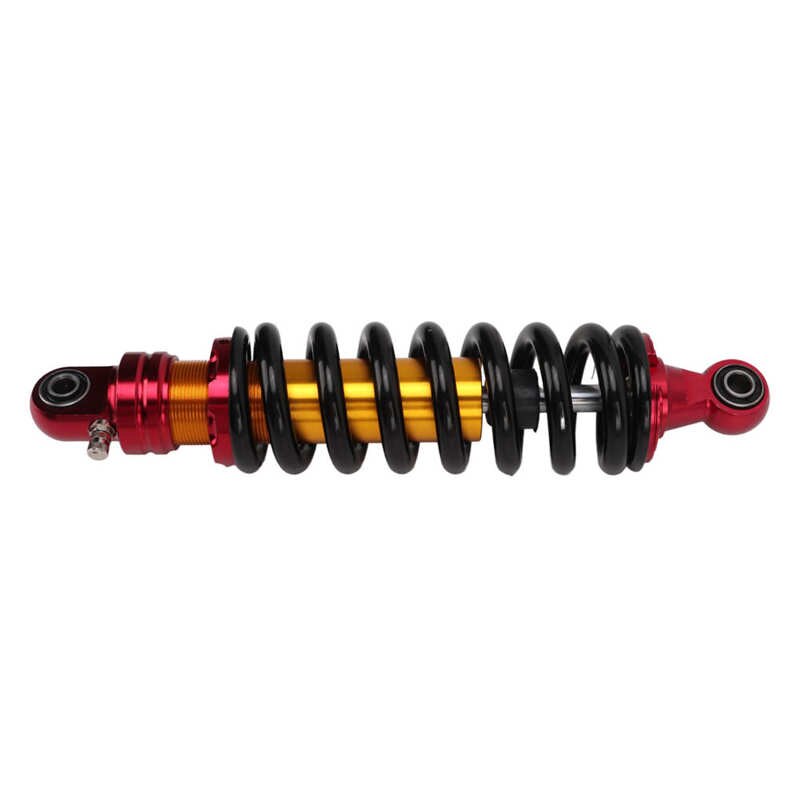 Shock Absorber Universal Shock Strut Red Golden Anti Vibration Metal Sturdy for SUVs for ATVs for Motorcycles