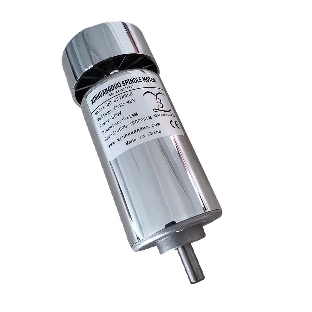 300W luchtgekoelde spindel motor 0.3KW dc motor CNC graveermachine DC12V-48V hoog koppel dc motor