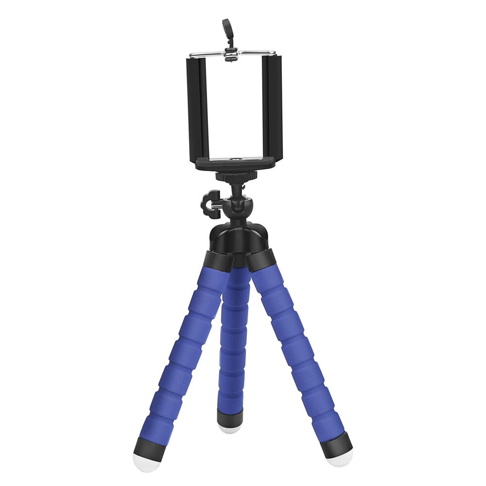 Universal Mini Octopus Tripod Sponge Stand Holder For Oppo R9s R9s Plus F3 Plus R11 R11s F5 R15 Rx17 Neo A83 F7 Ax7 A5 A3s R15: Blue