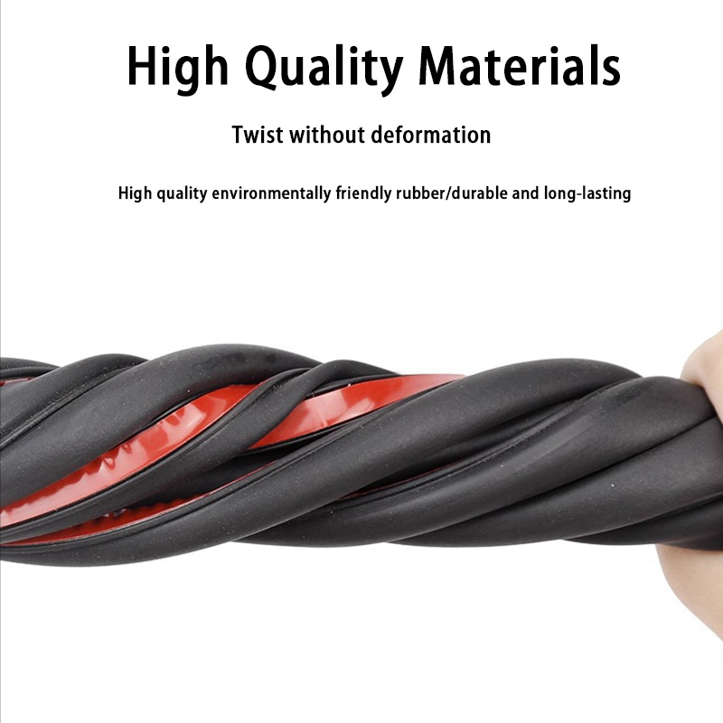 D Shape Car Door Waterproof Weatherstrip Strip Car Rubber Strip Seal Epdm Auto Rubber Door Seals For Car Exterior Parts