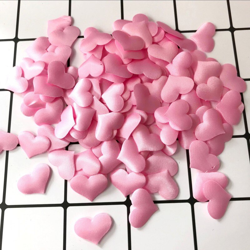 Pétalos de flores de confeti de corazón pequeño, esponja 3D de 2cm, pétalos para bodas, accesorio nupcial, decoraciones para fiestas, 1000 Uds./1 lote SJ012