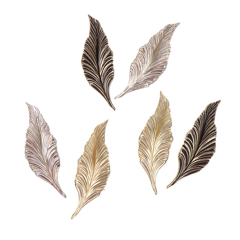 Sliver Gold Boom Blad Koper Meubilair Keuken Handles Kabinet Knop Voor Garderobe Lade Woonaccessoires