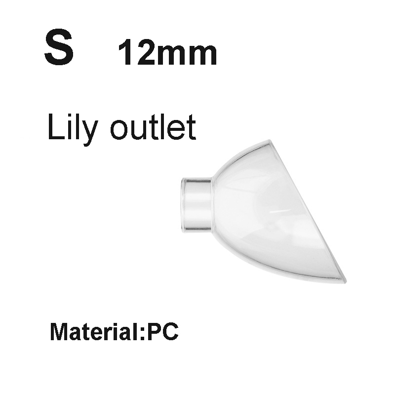 AQUAPRO-Mini tubos de espumadera de entrada y salida de acero inoxidable, filtración de peces y camarones, accesorios para acuario, filtro de salmuera Akvarium y camarones: Oro