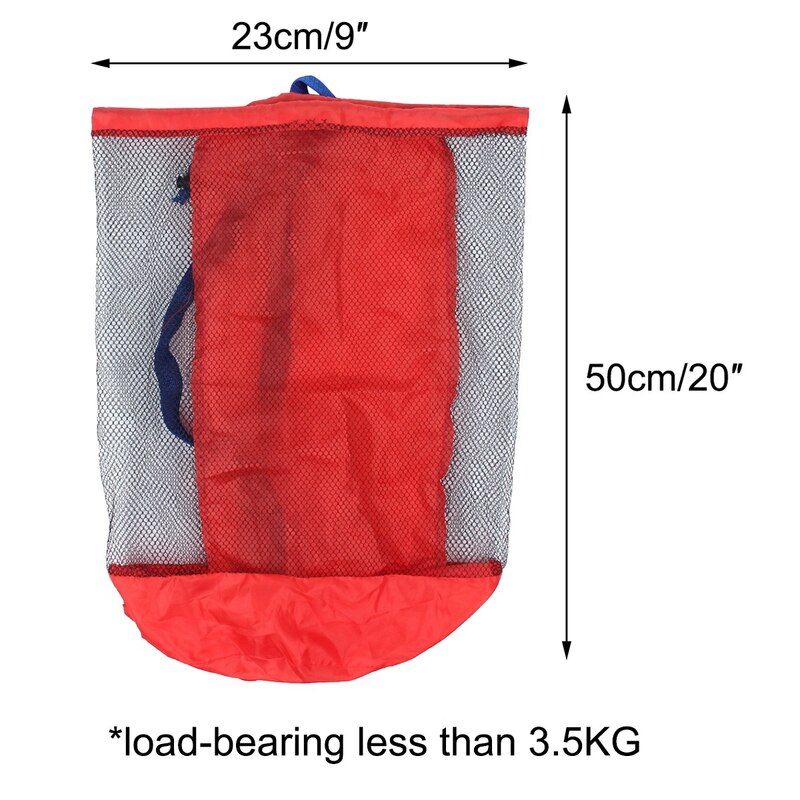 Baby Portable Sea Storage Mesh Bags for Children Kids Beach Sand Toys Net Bag Water Fun Sports Bathroom Clothes Towels Backpacks