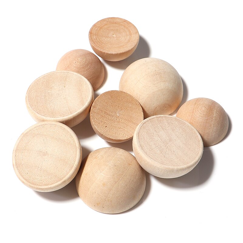 50/30pcs Wood Round Flatback Cabochon 10/12/15/20/25/30mm Wood Grain Frosted For DIY Jewelry Making Accessories