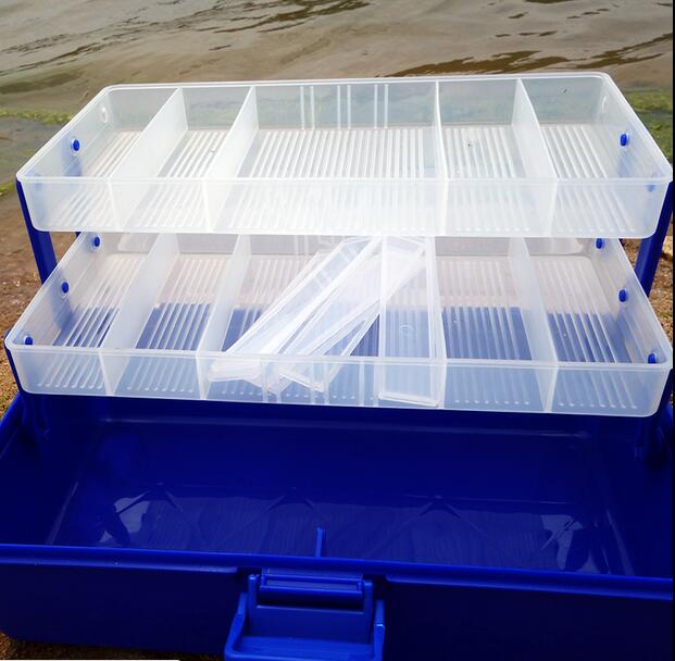 Finefish Grote Vissen Box Sterke Plastic Multifunctionele Visgerei Doos Vissen Tool Case