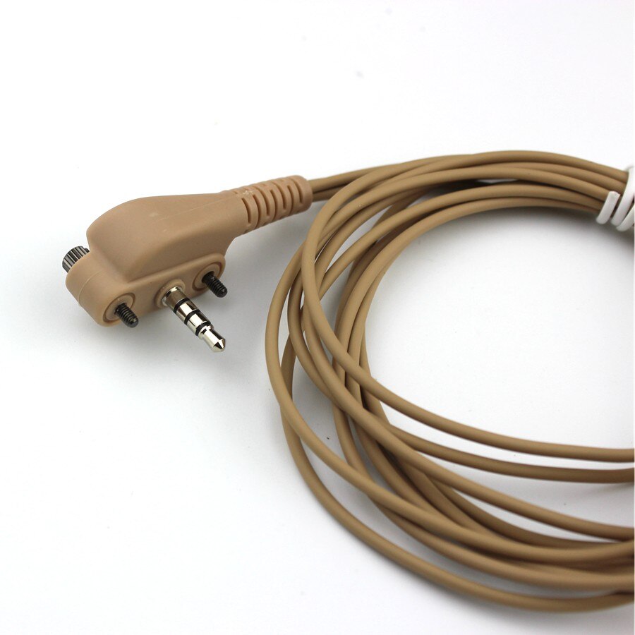 Auriculares de tubo de aire acústico, auricular PTT para Vertex estándar VX131 VX230 VX231 VX261, Walkie Talkie