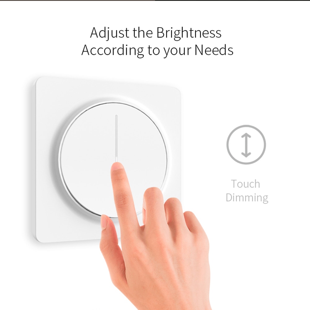 Tuya zigbee smart dimmer switch fjernbetjening touch dimmer led stemmestyring kompatibel med alexa google home assitant