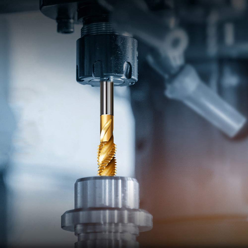 Spiral Pointed Taps Tapping Thread Forming Tap Hss 5Pc Metric Spiral Fluted Machine Screw Tap M3 M4 M5 M6 M8
