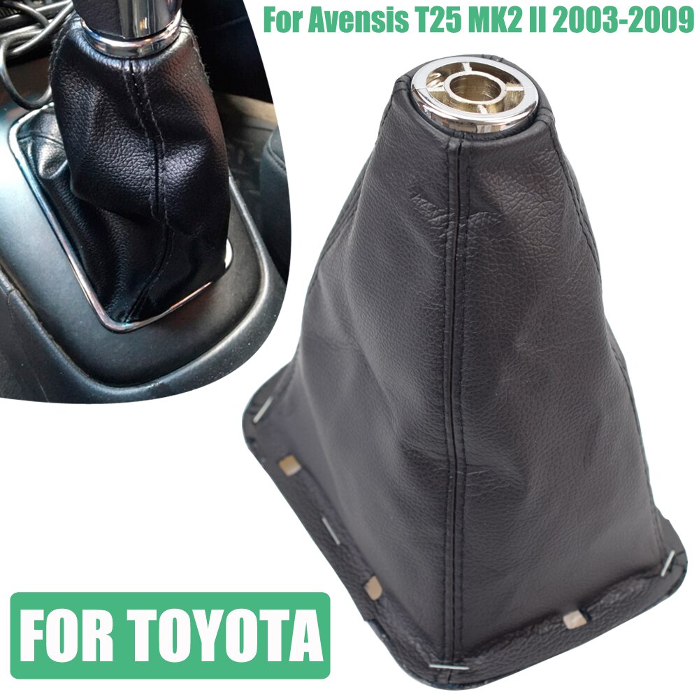 Boîtier de levier de vitesse manuel pour Toyota Avensis T25 MK2 II de 2003 à , 5 6 vitesses, poignée de levier de levier, poignée de botte