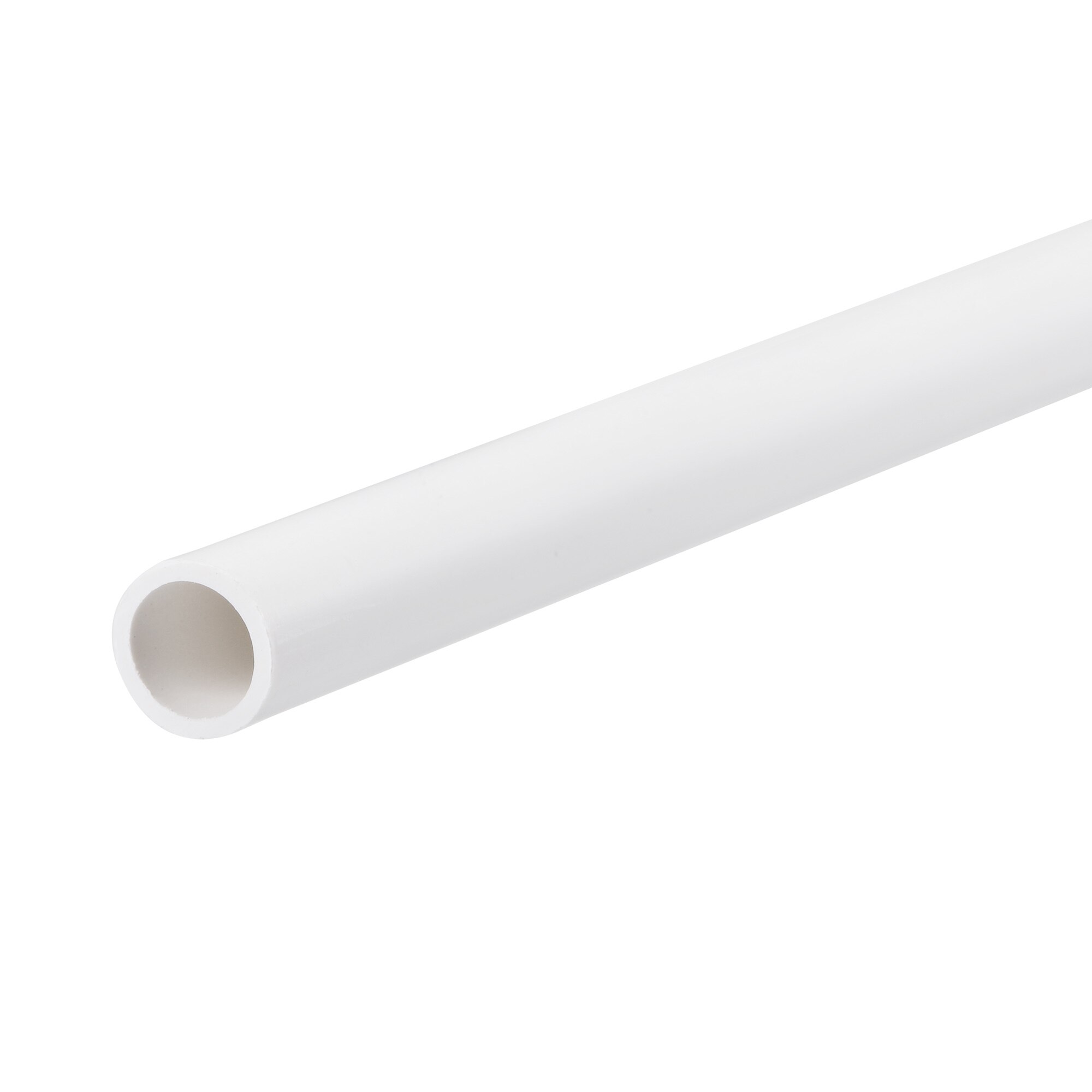 Uxcell PVC Pipe Round Rigid Plastic Tube 6.8mm ID 8.8mm OD 500mm White for DIY Decoration