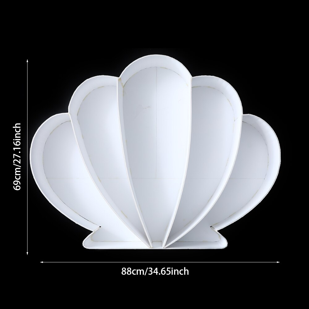 Mermaid Tail Mozaïek Ballon Frame Vullen Doos Voor Kleine Zeemeermin Party Shell Seahorse Diy Decoraties Verjaardagsfeestje Supplies