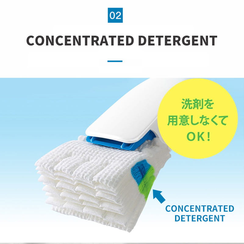 Zoyun engangshåndtag toiletskål børsteholder uden dødvinkel rengøringssæt udskiftning af badeværelsestilbehør