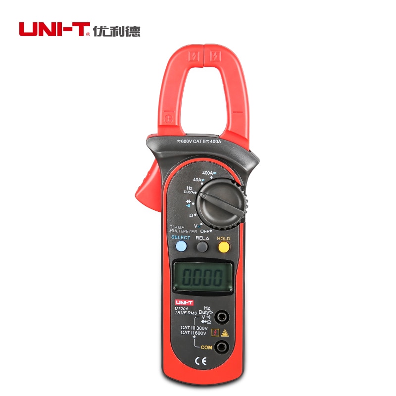 UNI-T UT203 UT204 UT204A Digitale Handheld Multimeter Tester Meter DMM CE AC DC Volt Amp