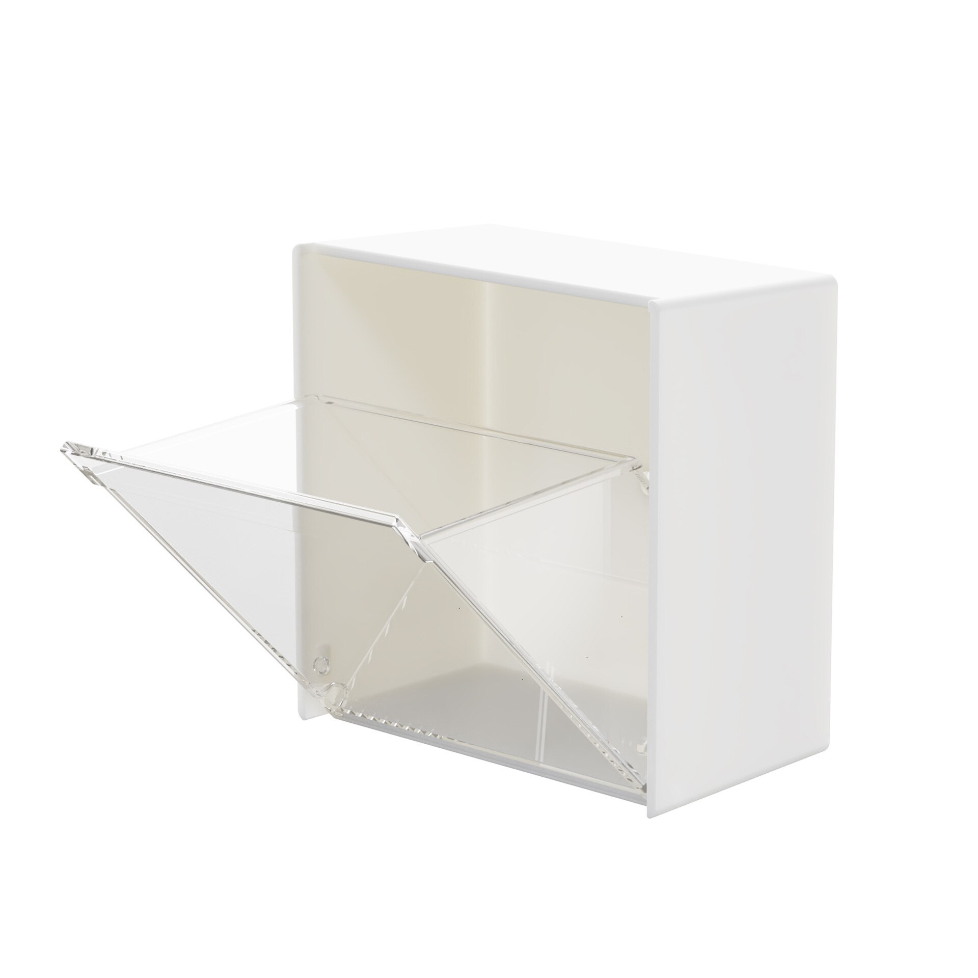 Bad Organizer Mauer-montiert Baumwolle Pad Halter bilden Plastik Lager Organizer Kasten Container Pro Baumwolle Tupfer Schmuck: Ursprünglich Titel
