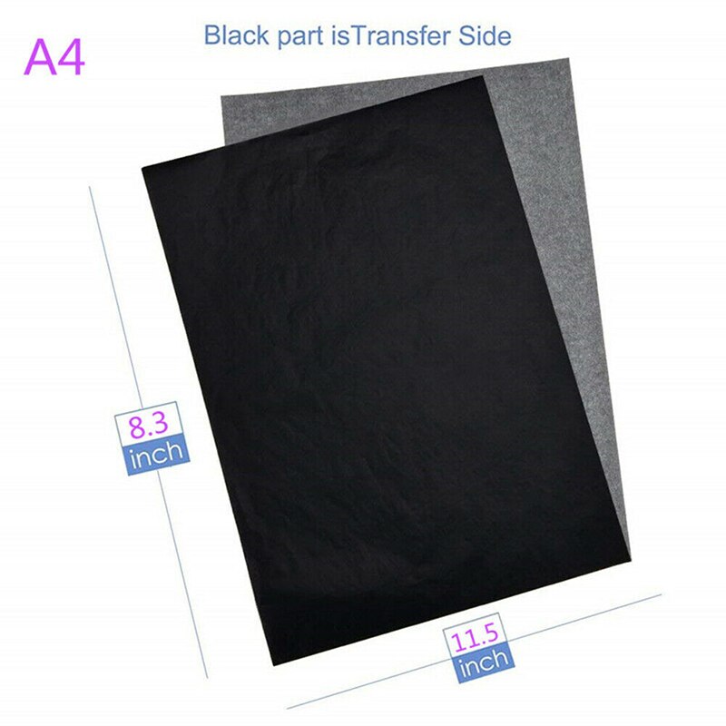 100pcs Black/Blue Carbon Paper Thin Painting Accessories Legible Tracing Reusable Copy Clear Transfer Graphite Carbon Paper
