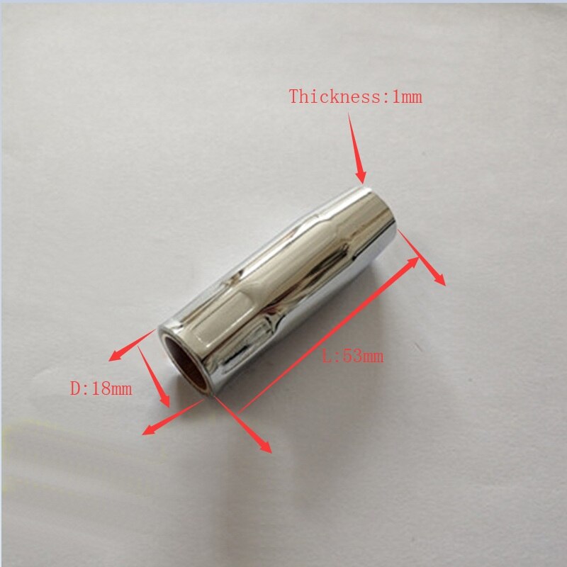 4pcs15AK Binzel torch/gun consumables stainless steel protective shield cups for the MIG welding machine