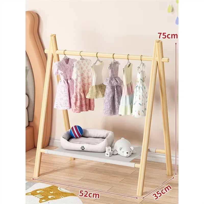 Garde-robe en bois massif pour animaux de compagnie, garde-robe pour chien, porte-manteau pour chat, petit support de rangement pour vêtements: Rouge
