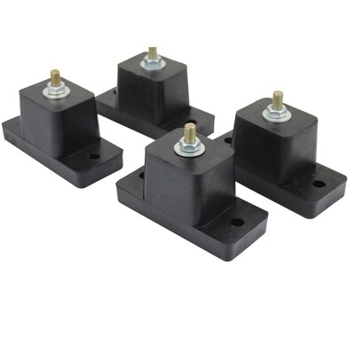 Coussin en caoutchouc pour climatiseur, pour l'extérieur, base de prévention du bruit: bear 60kg