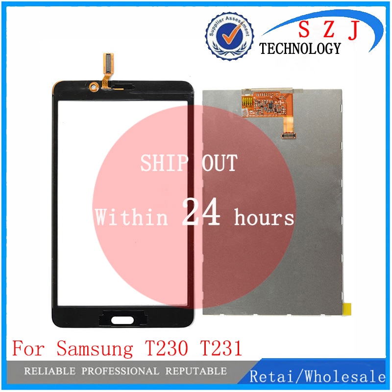 Nuovo 7 pollice Per Samsung Galaxy Tab 4 7.0 T230 SM-T230 Touch Screen Display LCD A Matrice Pannello Tablet Parti di Ricambio