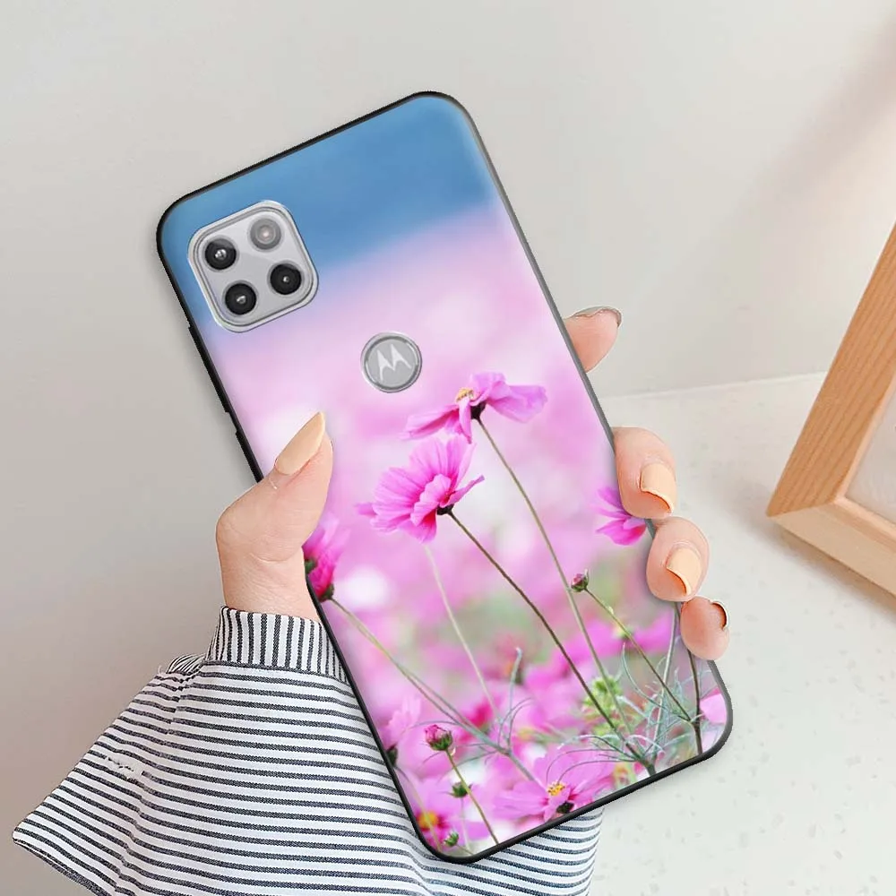 For Motorola Moto One 5G Ace Case XT2113-2 6.7" Cases for Moto One 5G Ace Protective Silicone Soft Cover One 5G Ace Capa