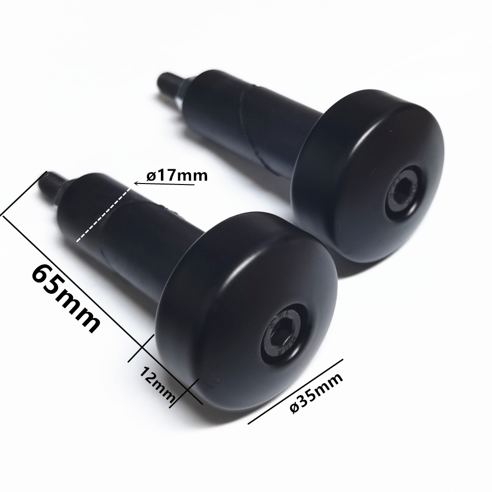 Estremità manubrio moto 7/8 "22mm Spina bilanciata manubrio Copri estremità manubrio universale per motocross 17-21mm diametro interno: Oro