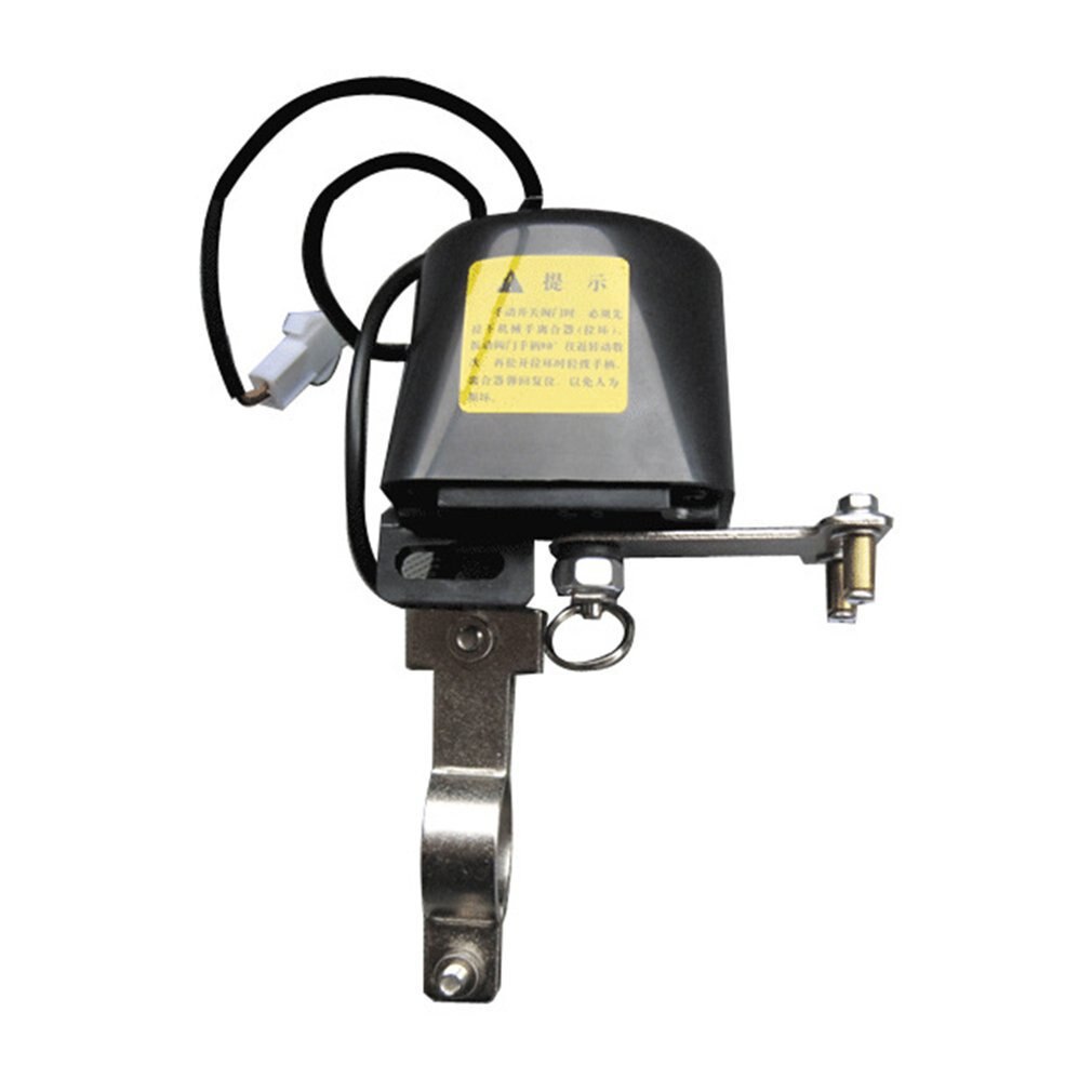 Leshp automatisk manipulator afspærringsventil  dc8v-dc16v til alarmafspærring gas vandrørledning sikkerhedsanordning til køkken og badeværelse