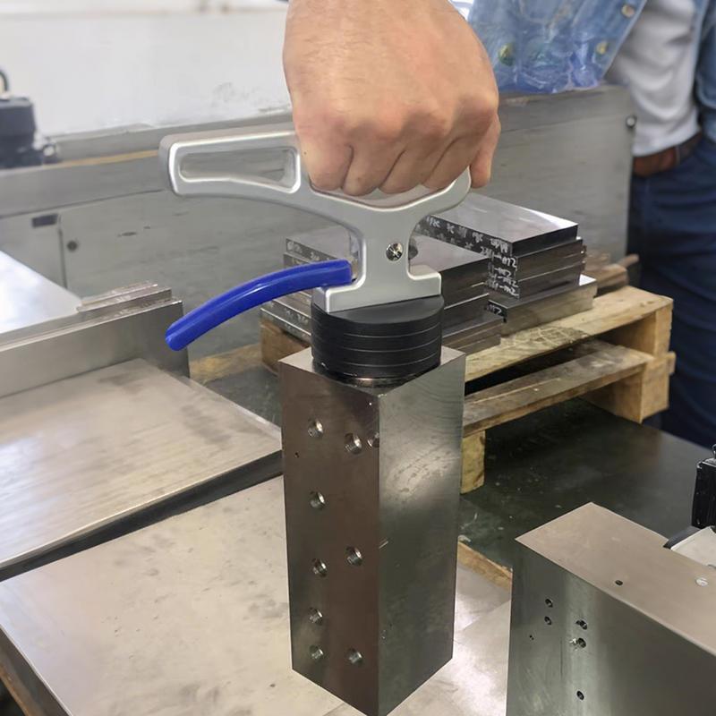 Herramienta elevadora de imán, potente mango magnético, dispositivos multiusos de alta resistencia, soporte Manual de colector portátil de liberación rápida para Metal