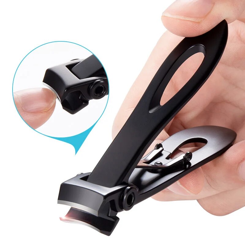 Aço inoxidável cortador de unhas cortador aparador manicure tesoura grosso duro unha pedicure ferramentas