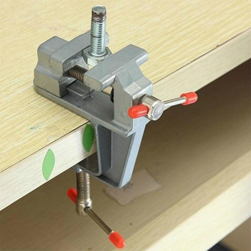 Multifunctional Jewelers Vice Cast Iron Bench Vise Vise Hand On Anvil Hobby Table With Large Clamp-On Tool Bench Mini Clamp R6Q9