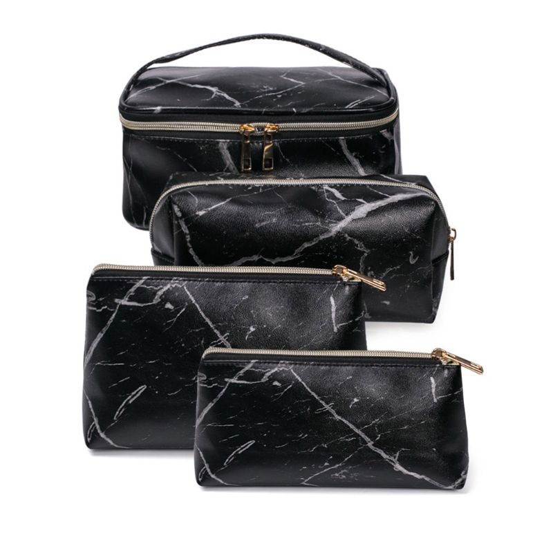 Multifunctional Marble Cosmetic Bag Makeup Pouch Toiletry Travel Case Organizer A69C