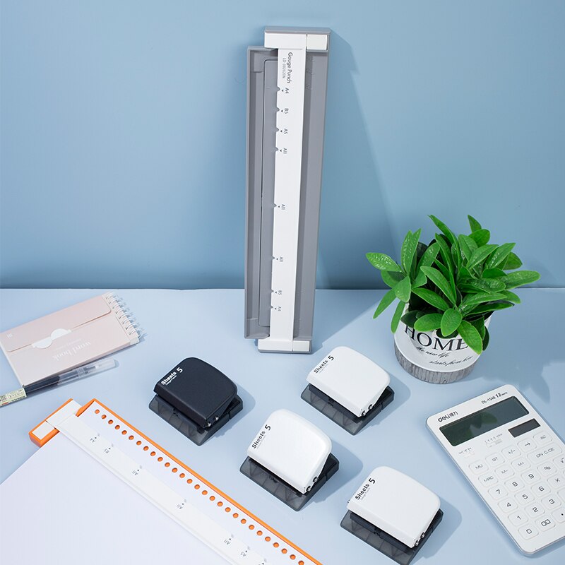 Multifunctional A4 Paper 30-hole Multi-hole Punch B5 26-hole A5 20-hole Binding Clip Daolin Loose-leaf Punch Diy Manual Punch