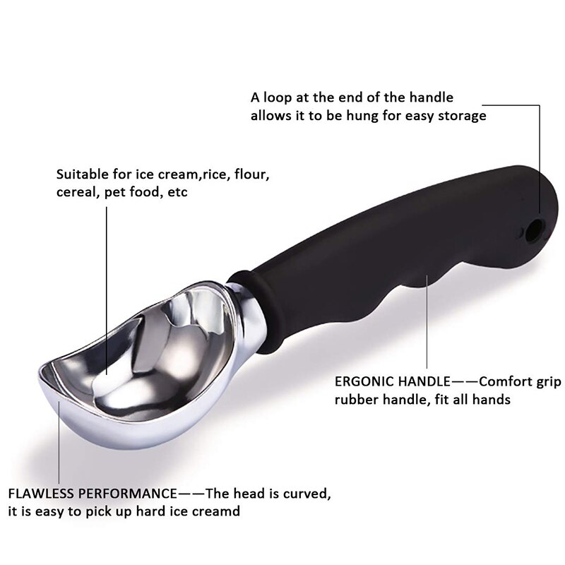 Premium is scoop, opvaskemaskine sikker scooper med komfortabelt let greb håndtag, kraftig holdbar kitc